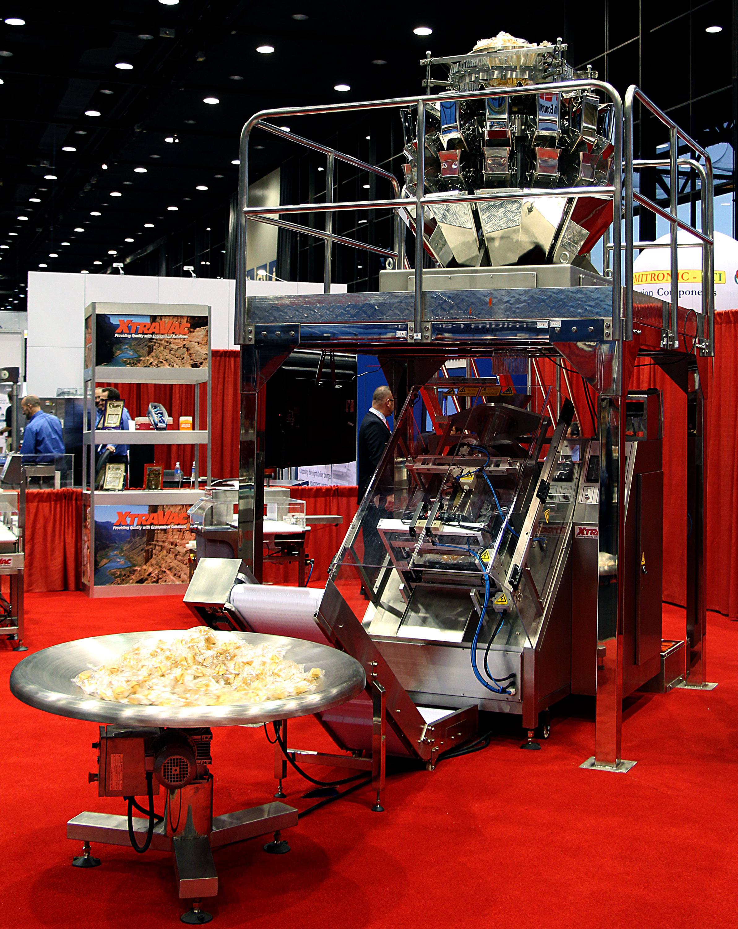 Pack powders, granules and free flowing products